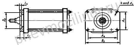 Пневмоцилиндр 125*300 Пневмоцилиндр 125*300